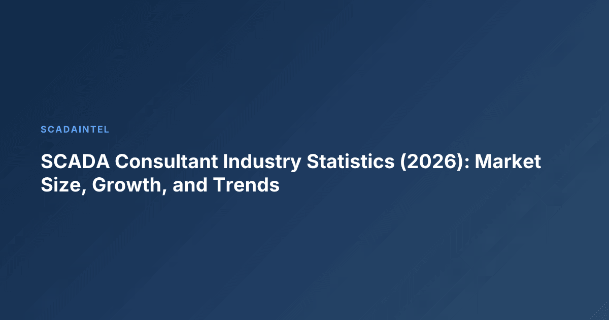 SCADA Consultant Industry Statistics (2026): Market Size, Growth, and Trends